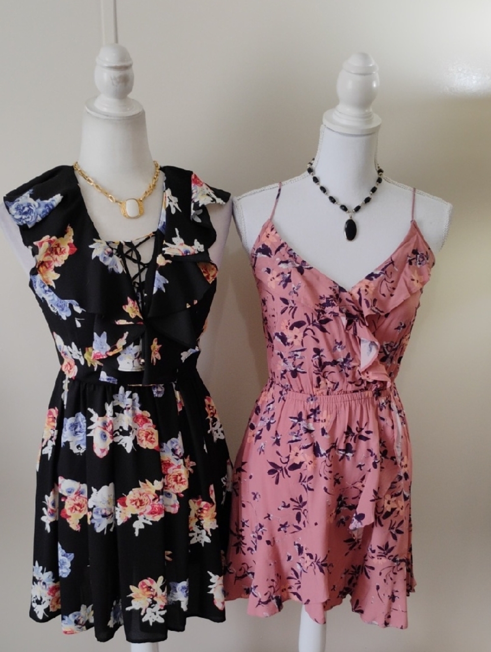 Express Floral Mini Dresses